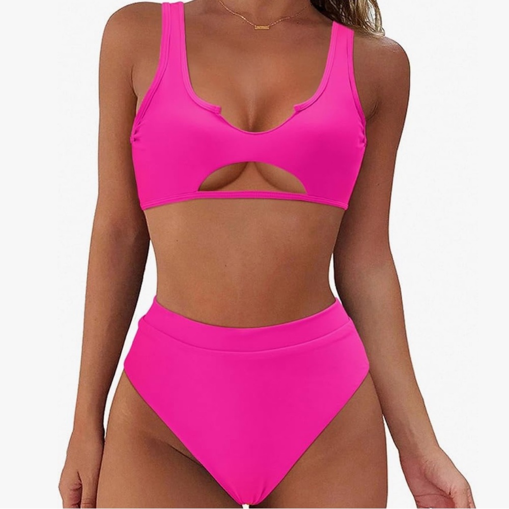 Vibrant Pink Bikini Set